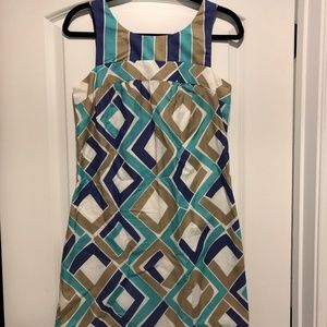 Trina Turk Printed Sundress Size 4 with bow back